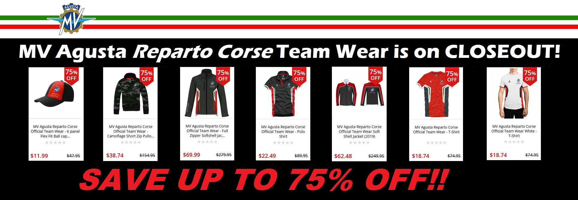 MV AGUSTA REPARTO CORSE TEAM WEAR
